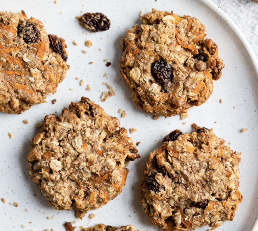 Carrot Cake Breakfast Cookies